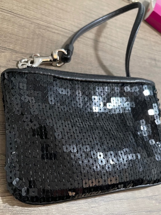 Coach black sequins evening universal small wristlet - Picture 4 of 7